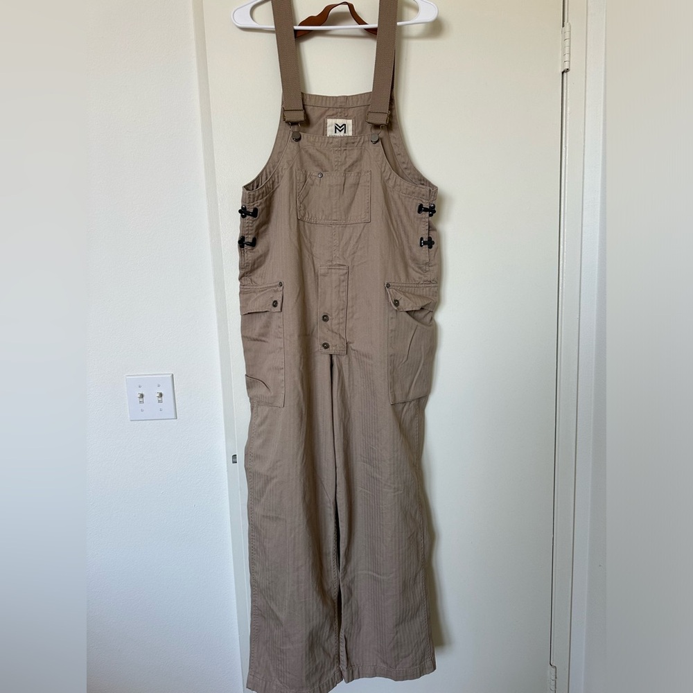 Men Amekaji-Wear Light Brown Overalls NEW NEVER WORN
